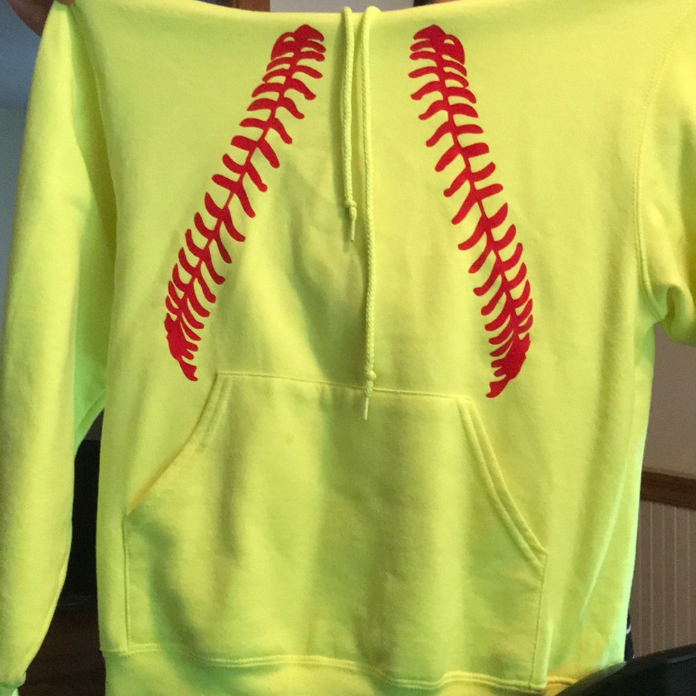 Neon Softball Sweatshirt